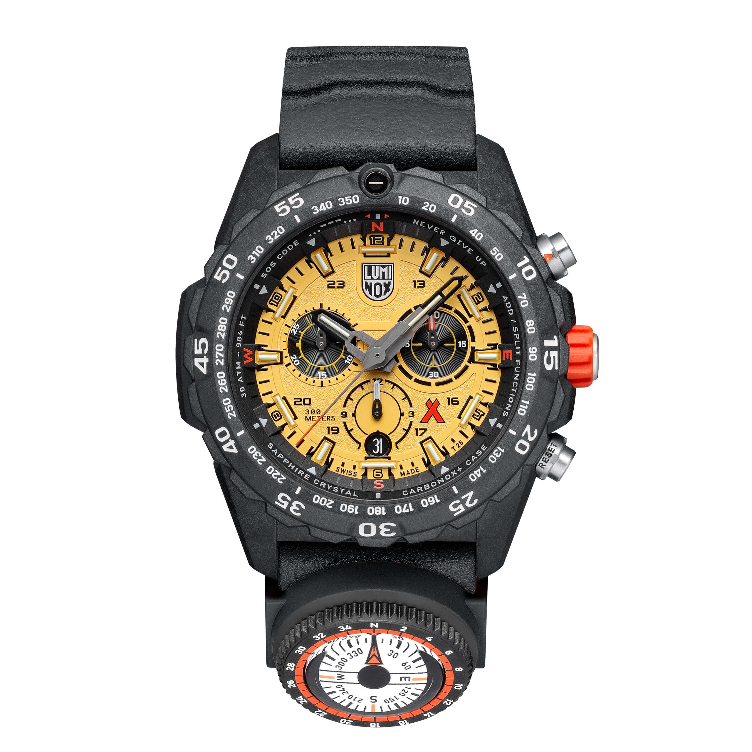 Luminox Bear Grylls Survival 45mm chronograph with compass