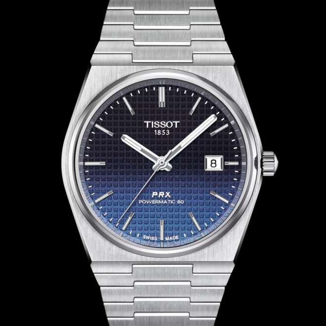 Tissot PRX Powermatic 80, 40mm- Gradient Blue/Black Dial (T137.407.11.051.01)