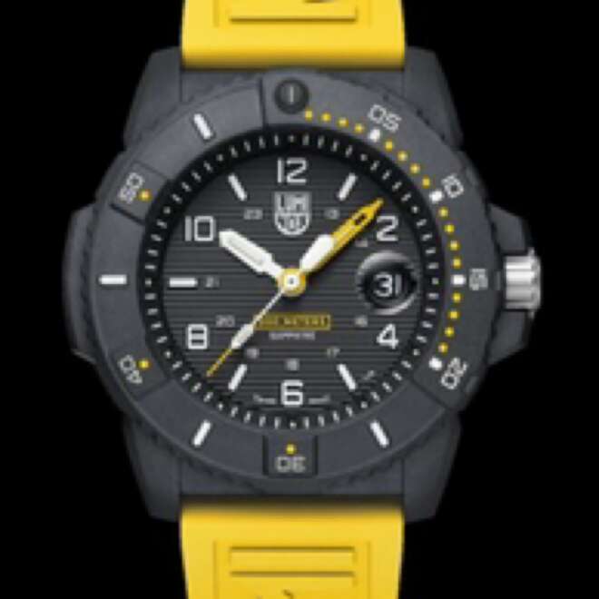 Luminox Navy SEAL - 45mm Black Dial Yellow Band ( )
