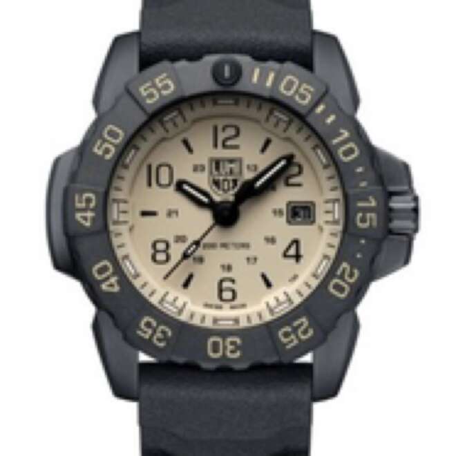Luminox Navy SEAL Foundation Dive Watch-45mm Beige Dial (XS.3251.CB.NSF)