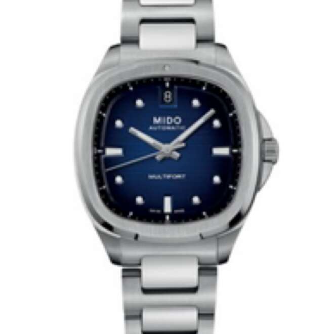 Multifort TV 35 (Compact Version), Blue Dial on Steel Bracelet - M049.307.11.041.00