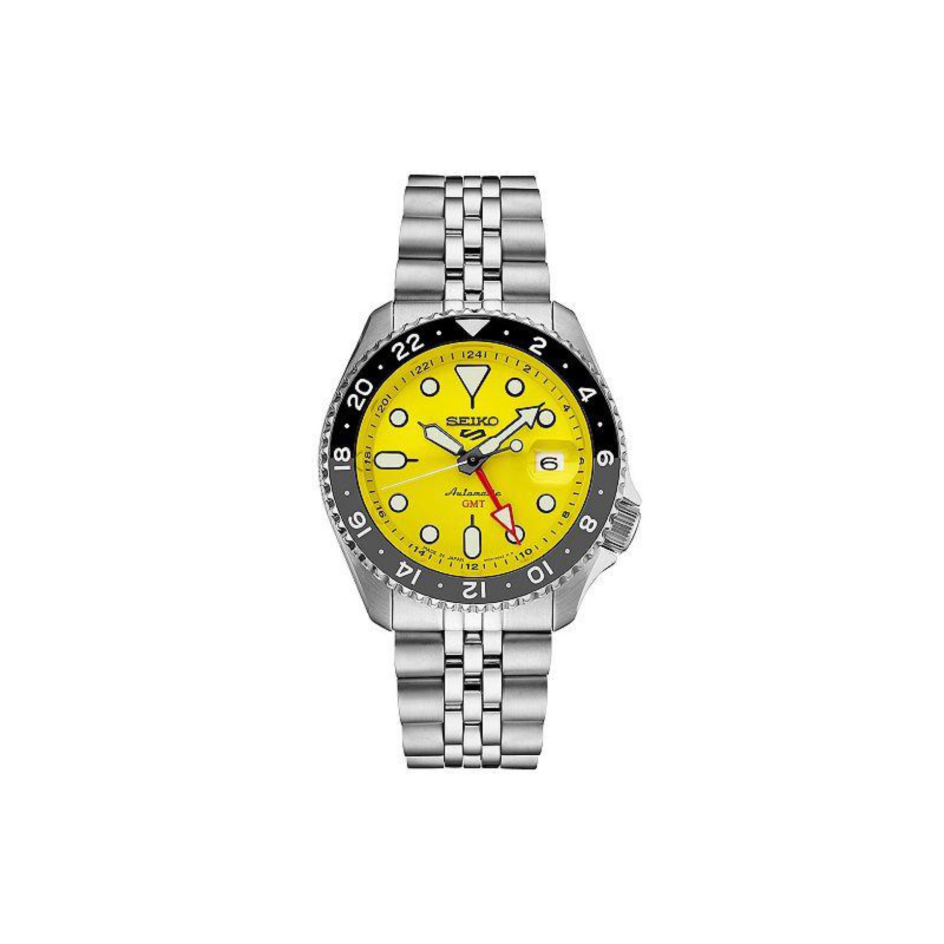 Seiko 5 Sports- Automatic GMT, Yellow Dial, SSK017