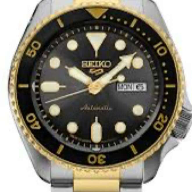 Seiko 5 Sports- Automatic, Charcoal Dial, Black Bezel, SRPK22