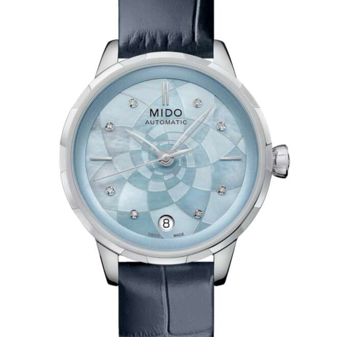 Mido Rainflower- Mother of Pearl/ Diamonds
