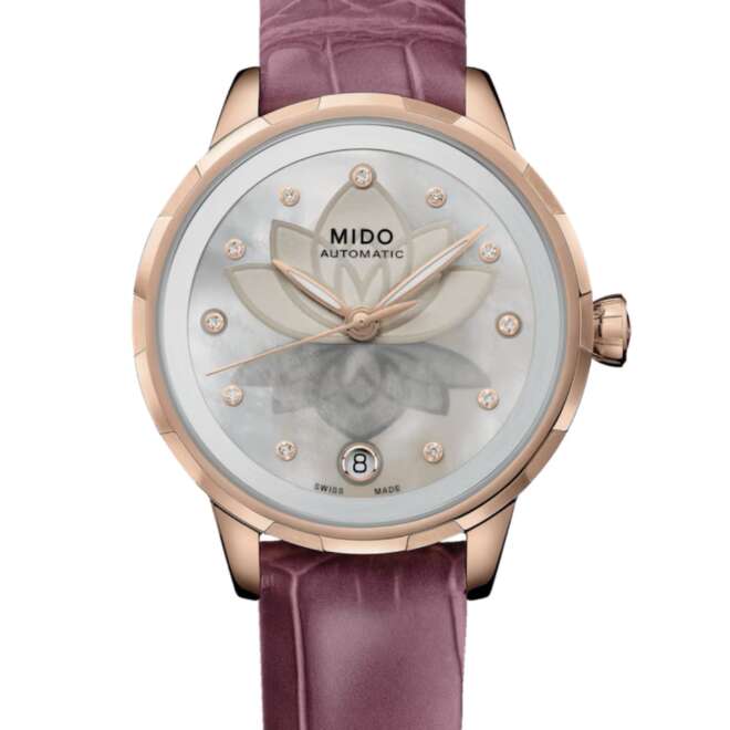 Mido Rainflower Night- Mother of Pearl/ Diamonds