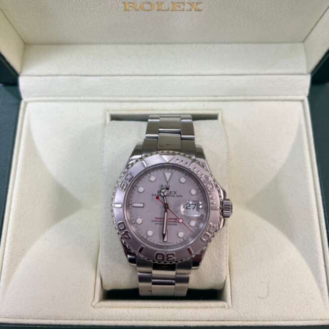 Rolex Yacht-Master platinum and stainless 16622