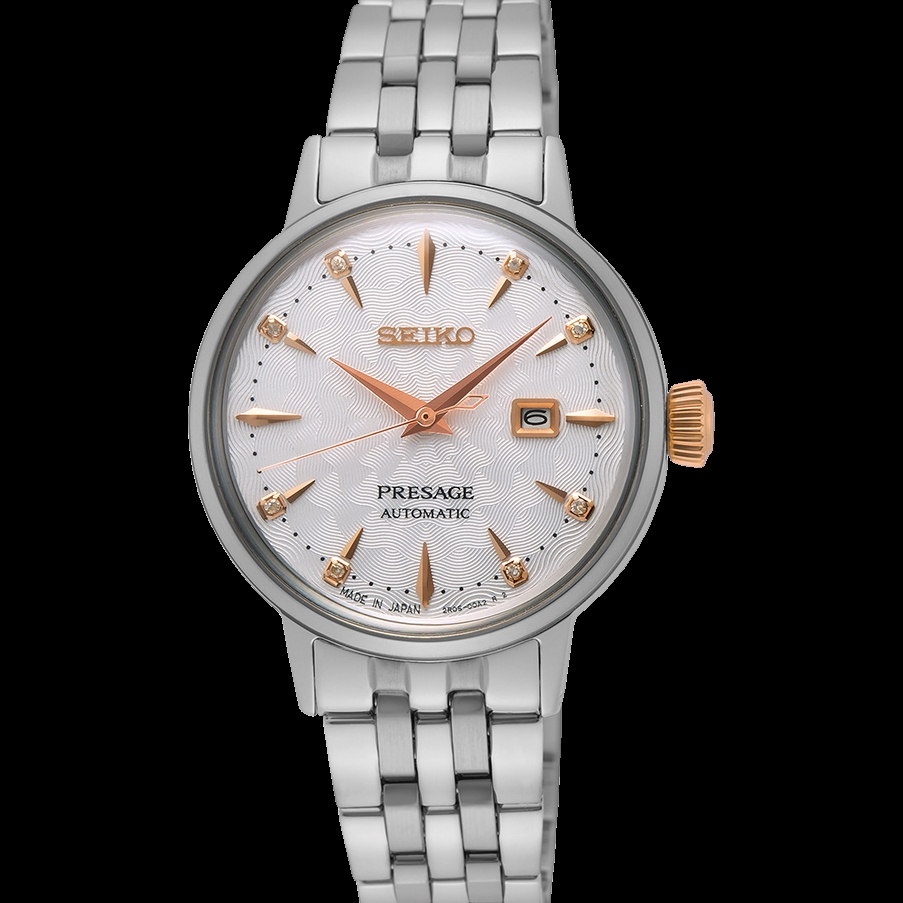 Seiko Presage Cocktail Time- Ladies' Automatic, Textured Dial, SRE009