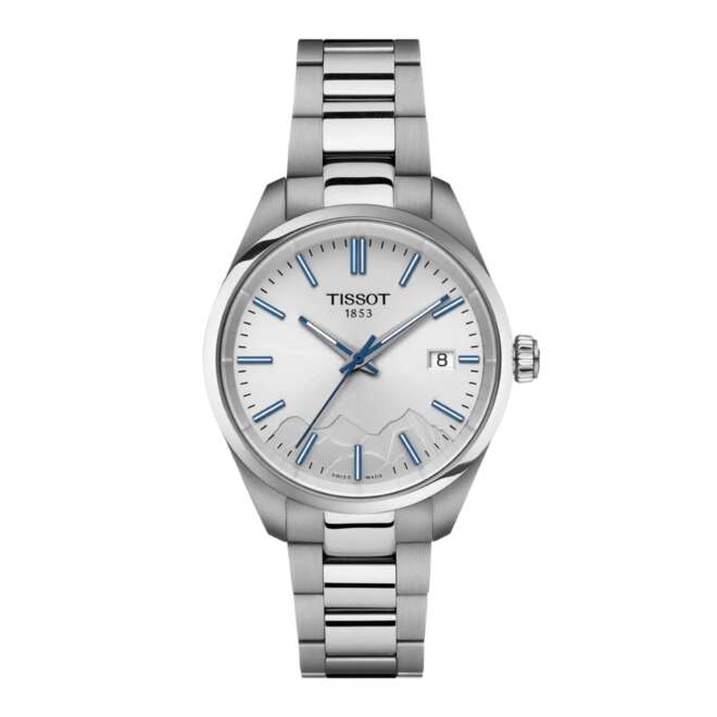 TISSOT PR 100 Quartz Jungfrau Special Edition Silver Dial Steel Men's Watch T150.410.11.031.00