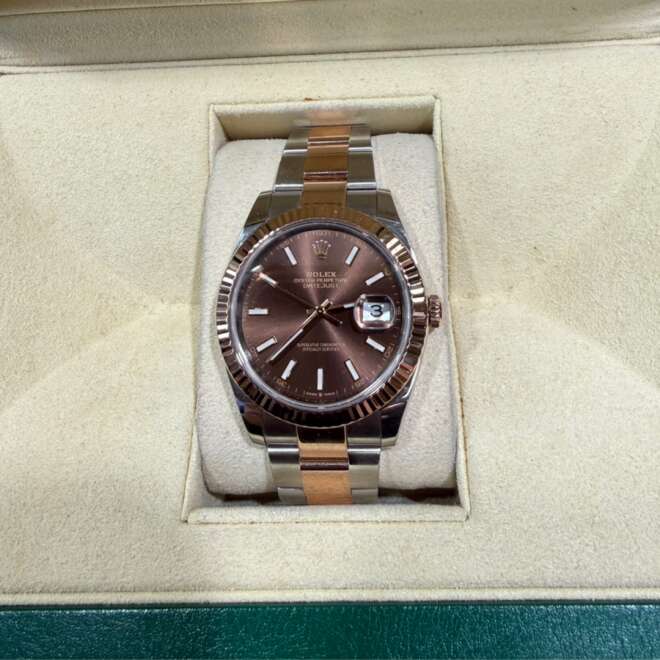 ROLEX DATEJUST “Chocolate” Ref:126331